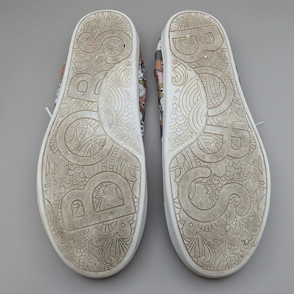 Skechers BOBS Beach Bingo Dog Party Sneakers Multi Color 31965 Womens 8.5